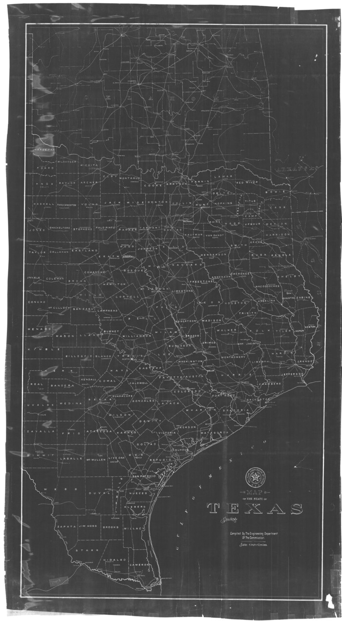 81920, Map of the State of Texas [East Part], General Map Collection