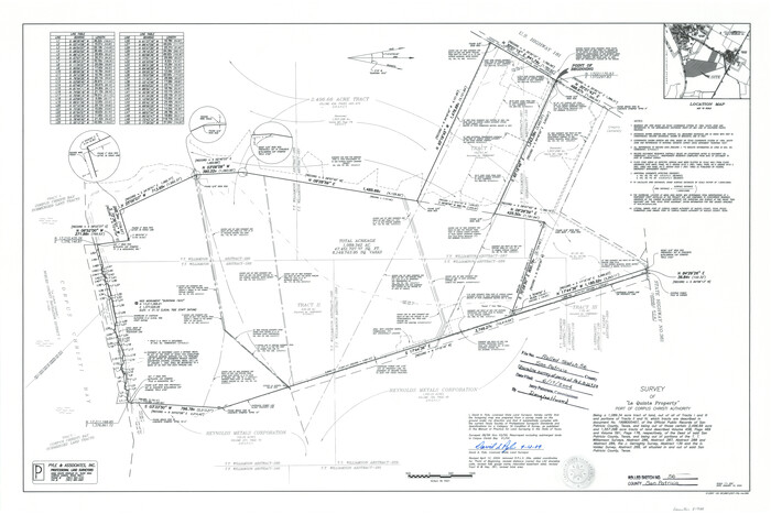 81955, San Patricio County Rolled Sketch 56, General Map Collection
