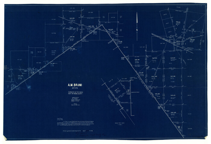8197, Webb County Rolled Sketch 42, General Map Collection