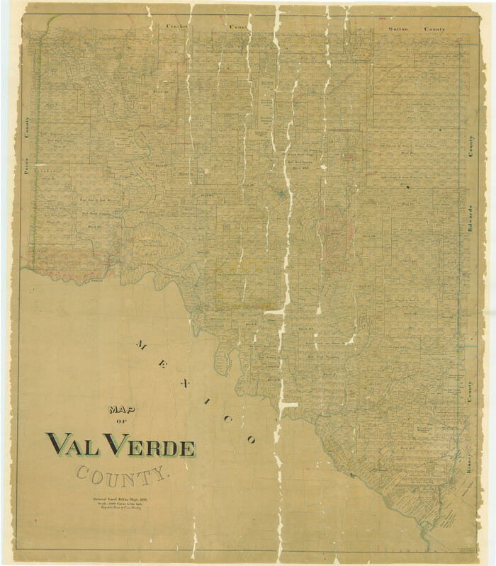 82014, Map of Val Verde County, General Map Collection