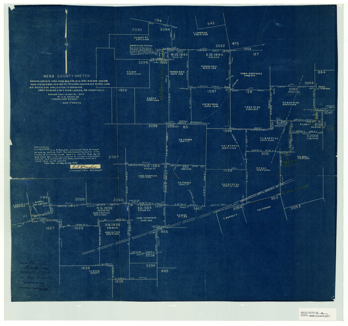 8202, Webb County Rolled Sketch 46, General Map Collection