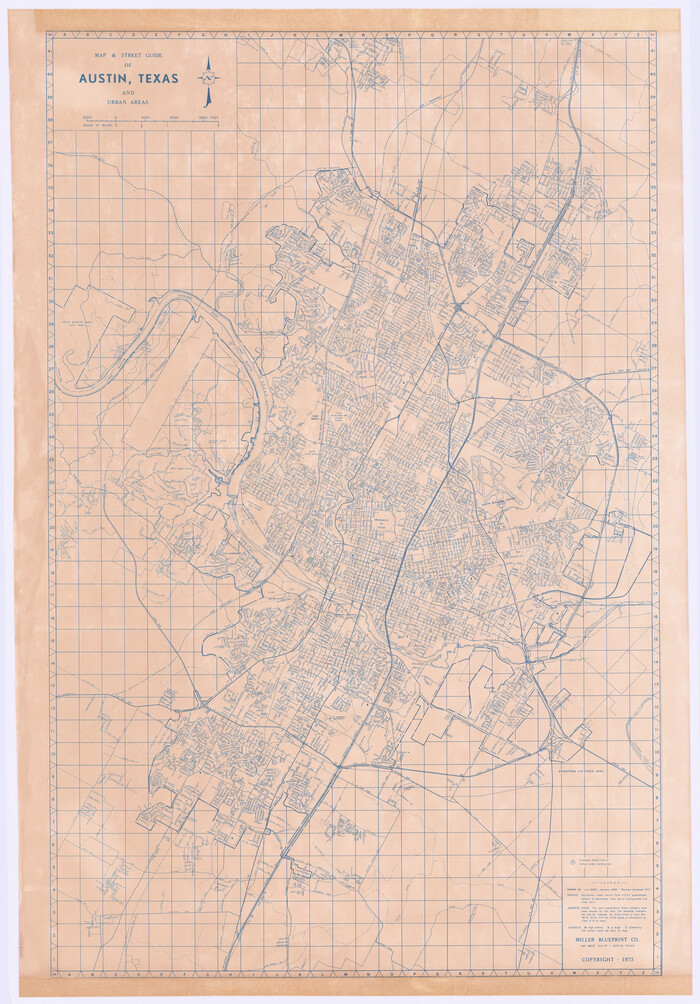 82029, Map and Street Guide of Austin, Texas and Urban Areas, General Map Collection