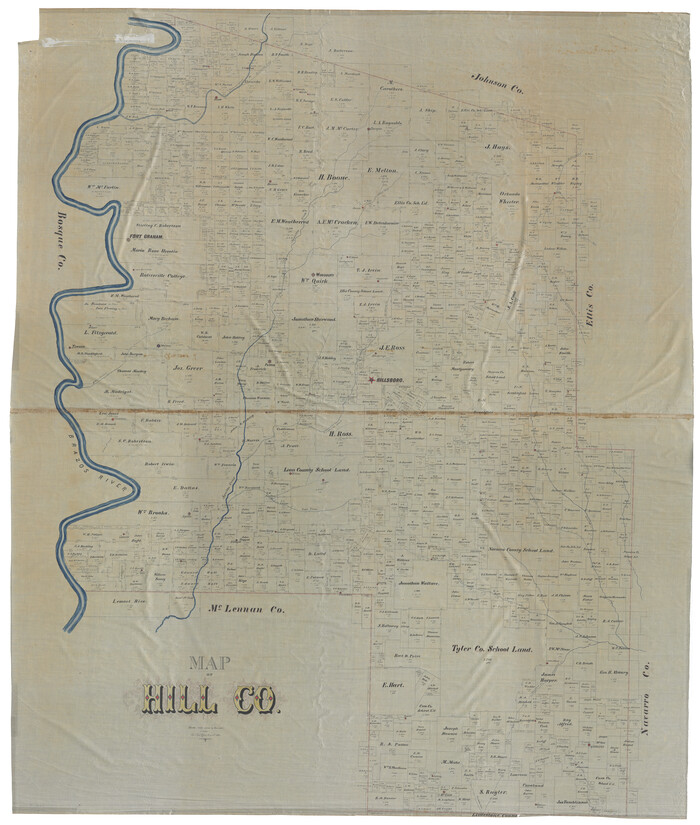 82049, Map of Hill County, General Map Collection