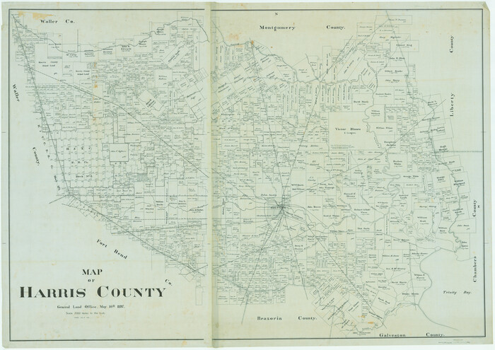 82069, Map of Harris County, General Map Collection