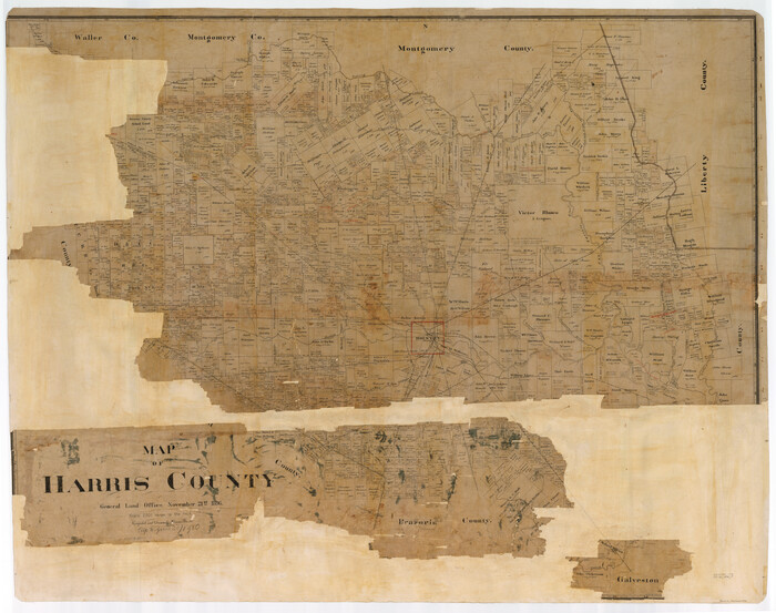82071, Map of Harris County, General Map Collection