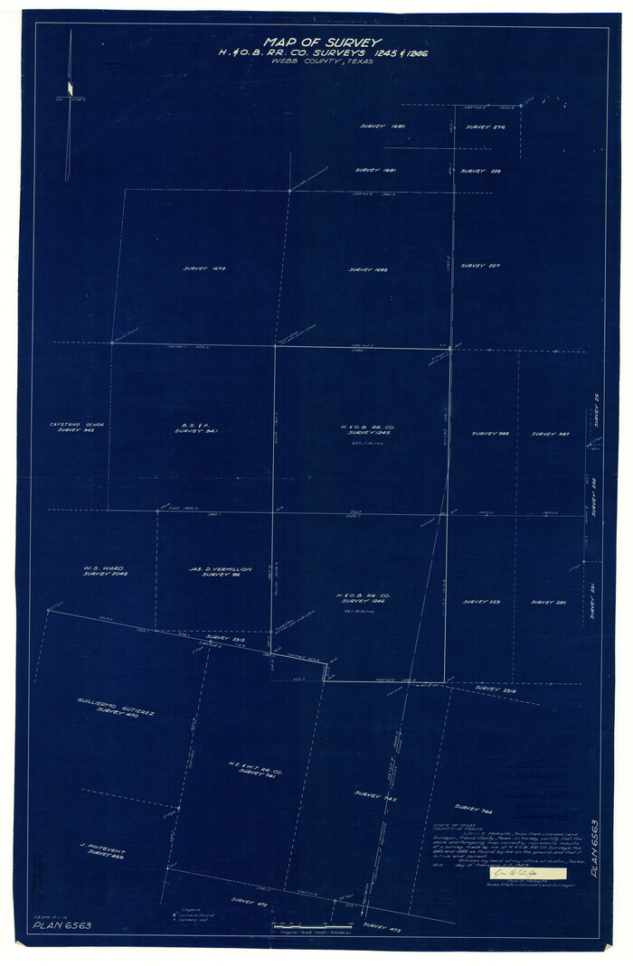 8214, Webb County Rolled Sketch 65, General Map Collection