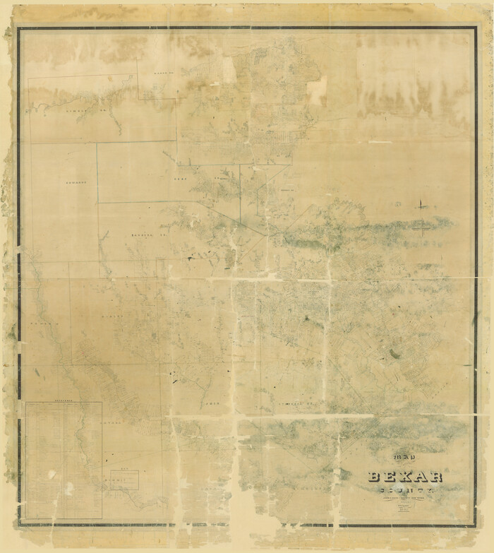 82242, Map of Bexar County, General Map Collection