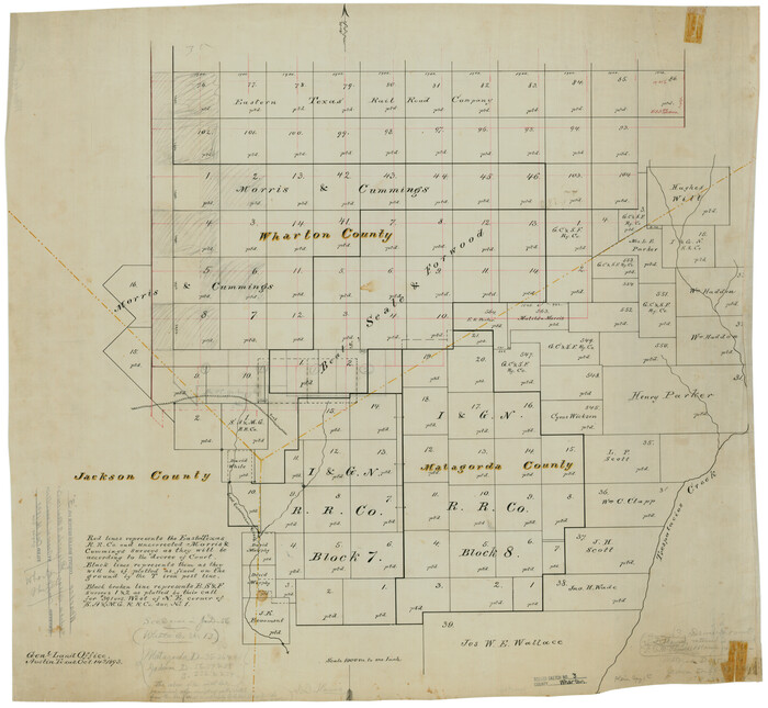 8228, Wharton County Rolled Sketch 3, General Map Collection