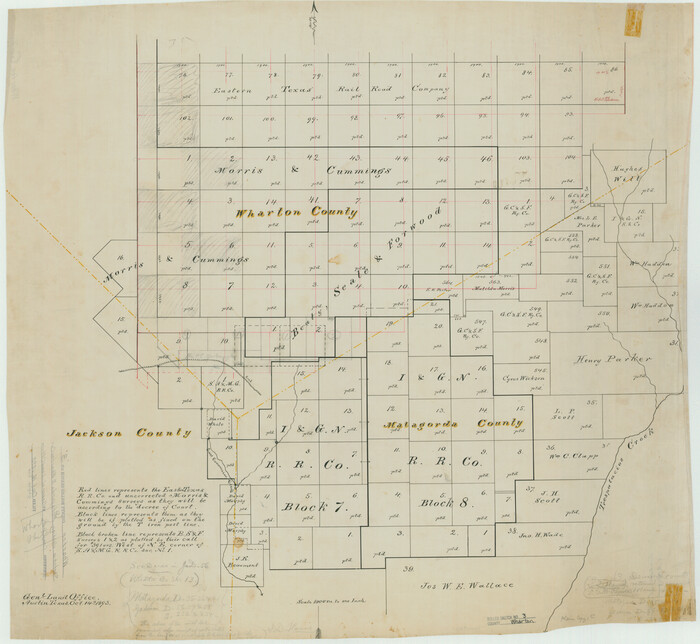 8228, Wharton County Rolled Sketch 3, General Map Collection