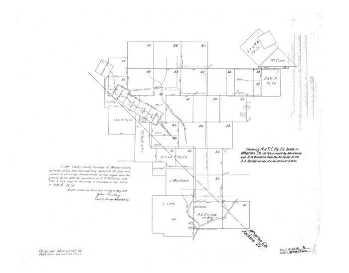 8229, Wharton County Rolled Sketch 5, General Map Collection