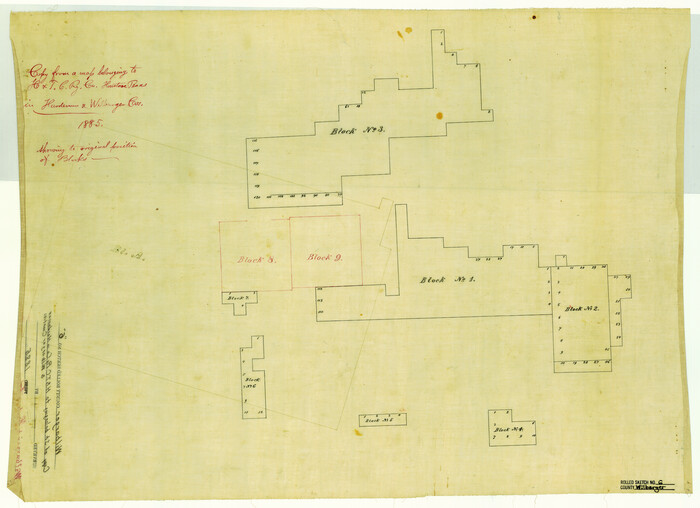 8256, Wilbarger County Rolled Sketch 6, General Map Collection