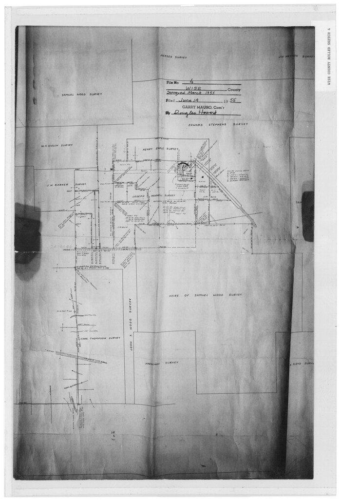 8278, Wise County Rolled Sketch 4, General Map Collection