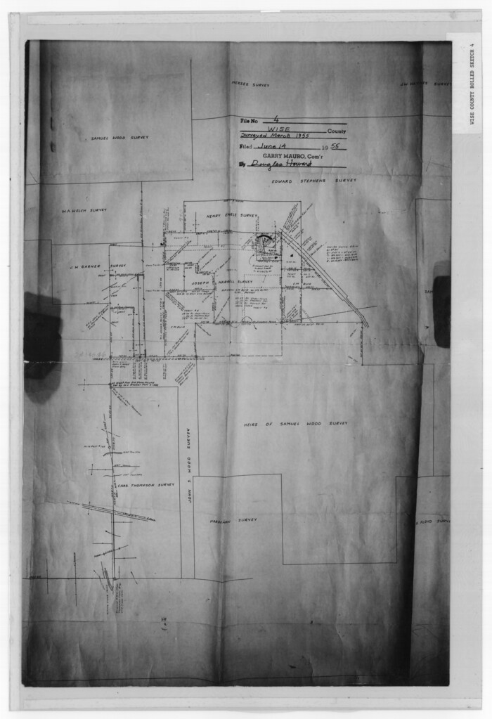 8278, Wise County Rolled Sketch 4, General Map Collection