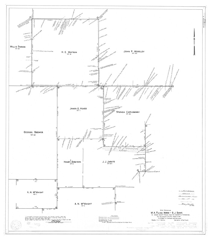 8282, Wood County Rolled Sketch 3, General Map Collection