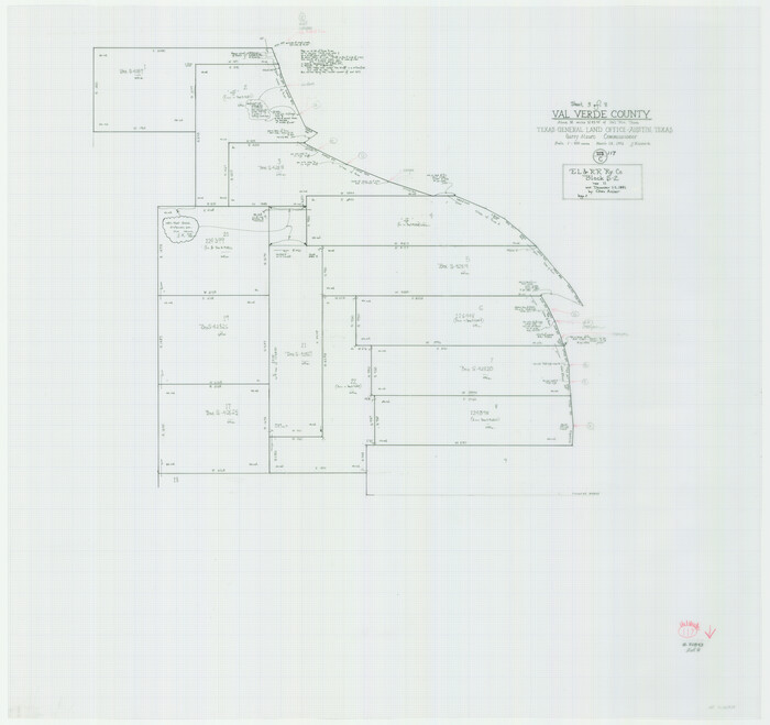 82843, Val Verde County Working Sketch 117, General Map Collection