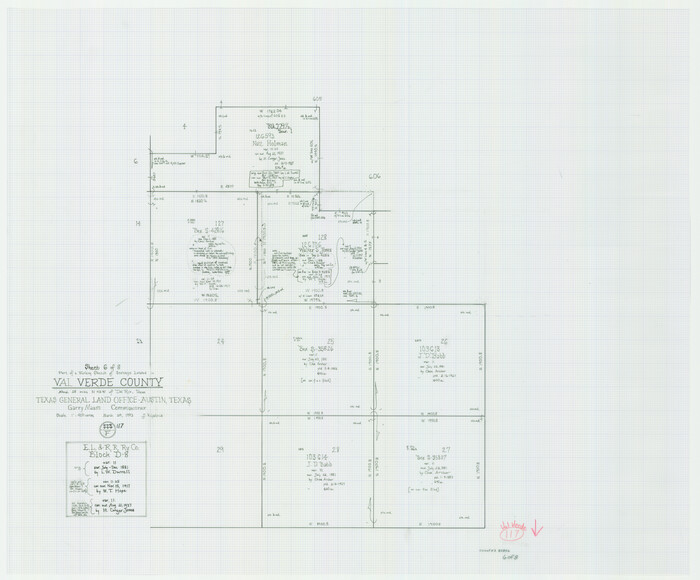 82846, Val Verde County Working Sketch 117, General Map Collection