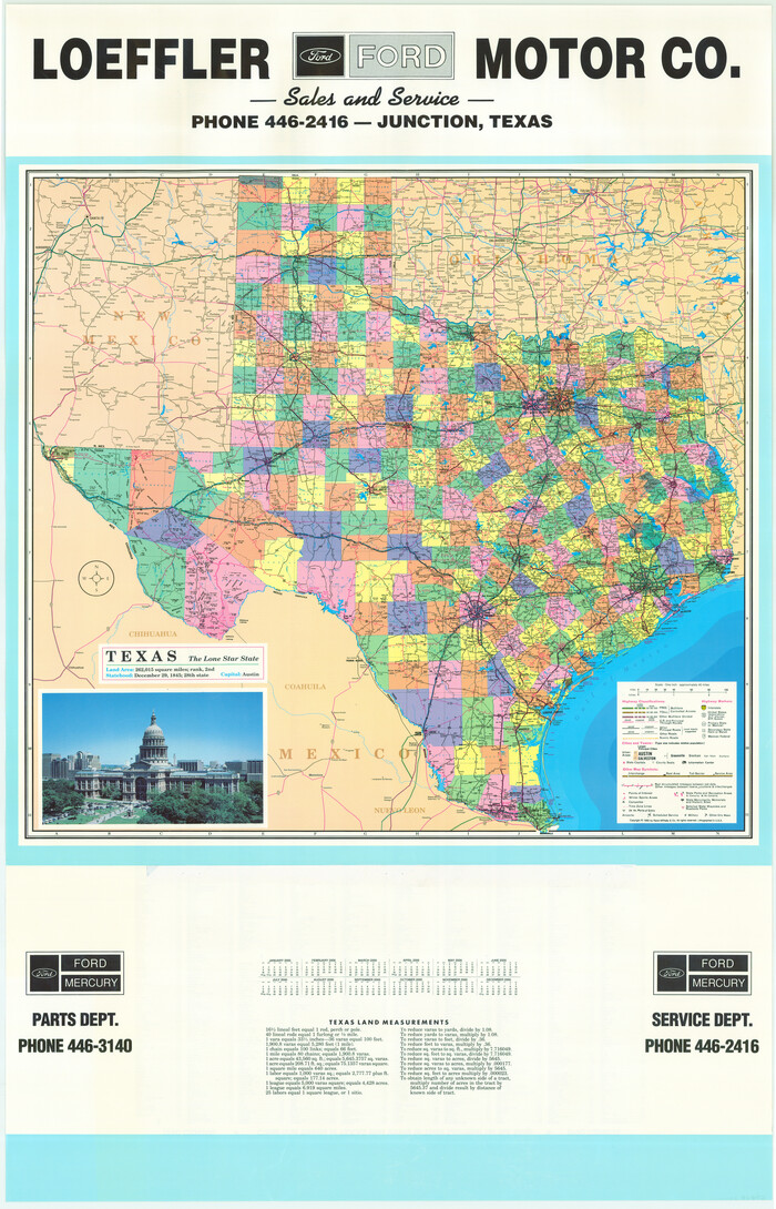 82852, Texas, The Lone Star State, General Map Collection