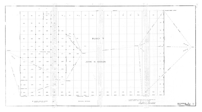 8288, Yoakum County Rolled Sketch 2, General Map Collection