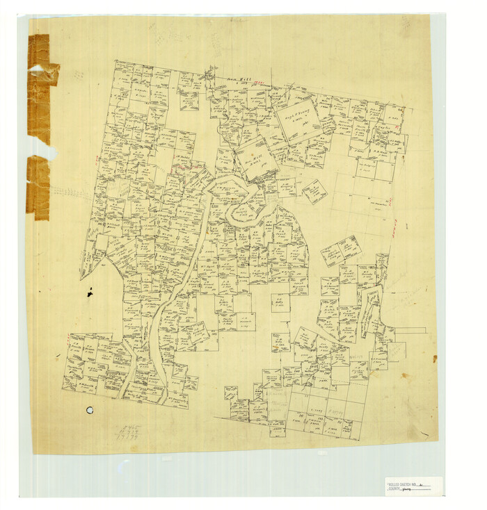 8292, Young County Rolled Sketch 2, General Map Collection