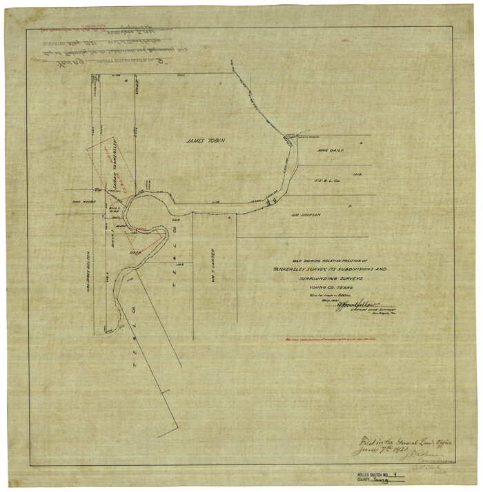 8297, Young County Rolled Sketch 9, General Map Collection