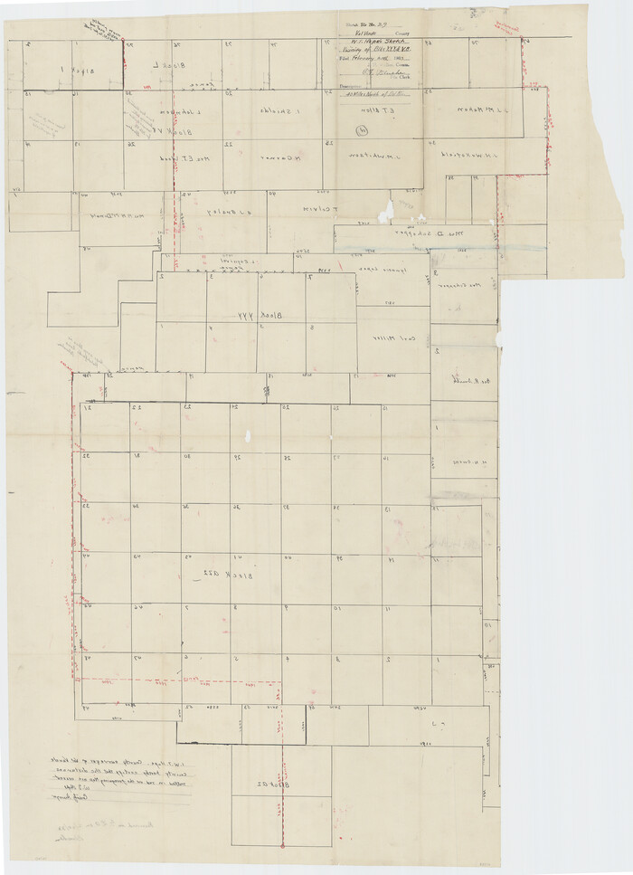 82970, Val Verde County Sketch File 29, General Map Collection