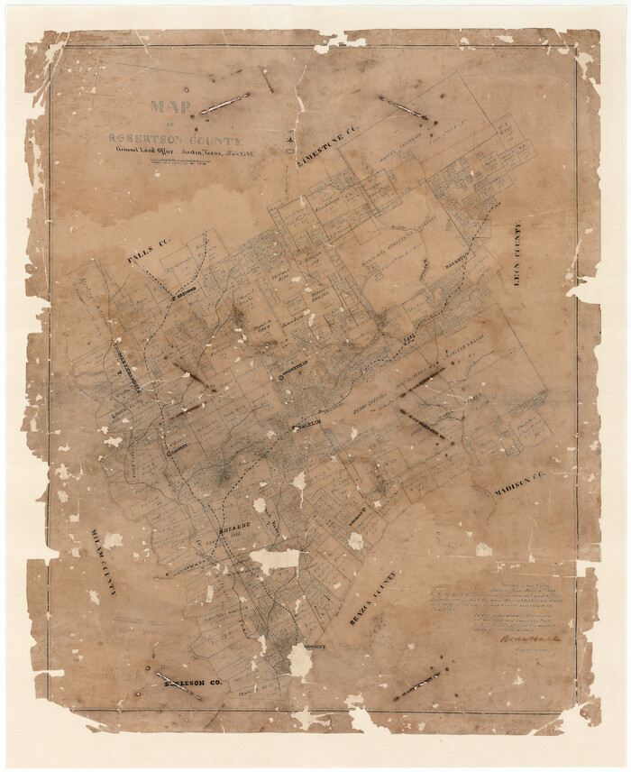 83004, Map of Robertson County, General Map Collection