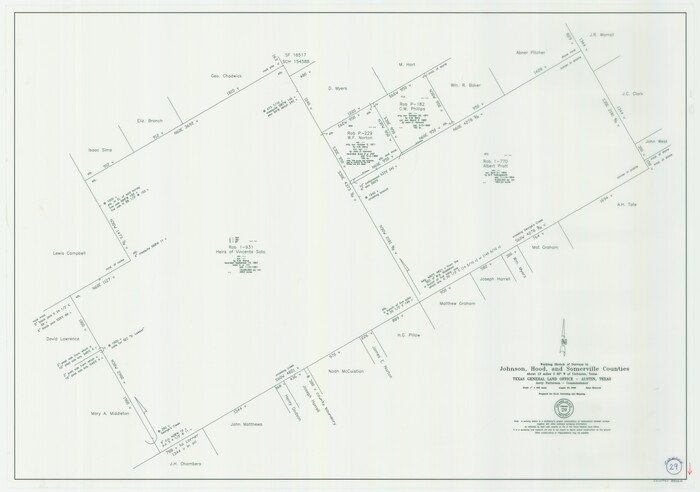83060, Johnson County Working Sketch 29, General Map Collection