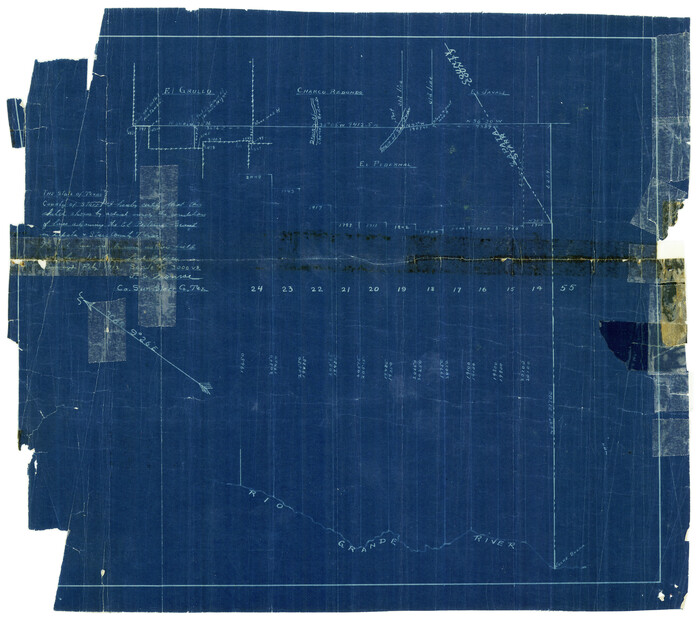8310, Zapata County Rolled Sketch 9, General Map Collection