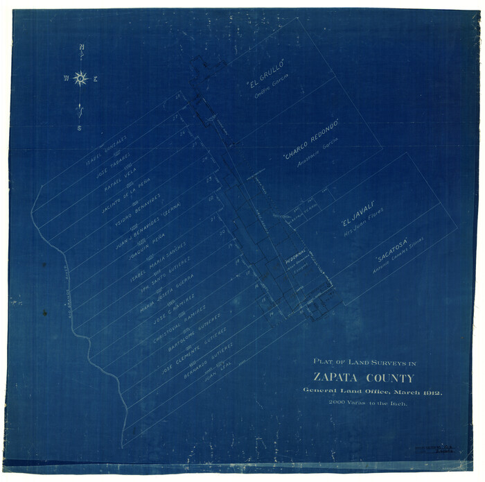 8312, Zapata County Rolled Sketch 10A, General Map Collection