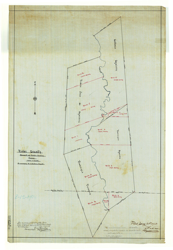 8322, Zavala County Rolled Sketch 18, General Map Collection