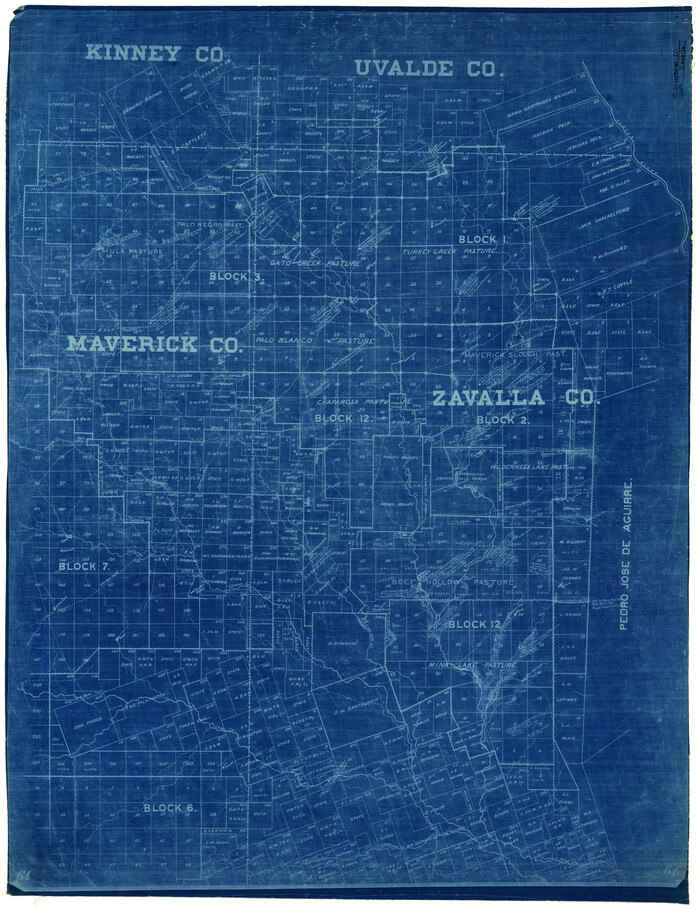 8323, Zavala County Rolled Sketch 20, General Map Collection