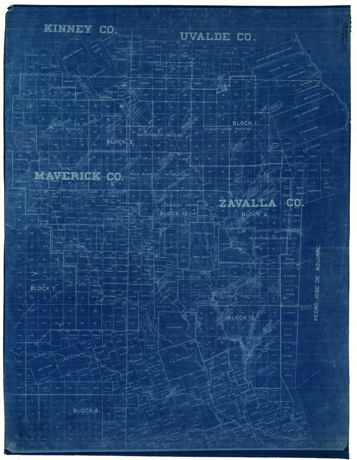 8323, Zavala County Rolled Sketch 20, General Map Collection