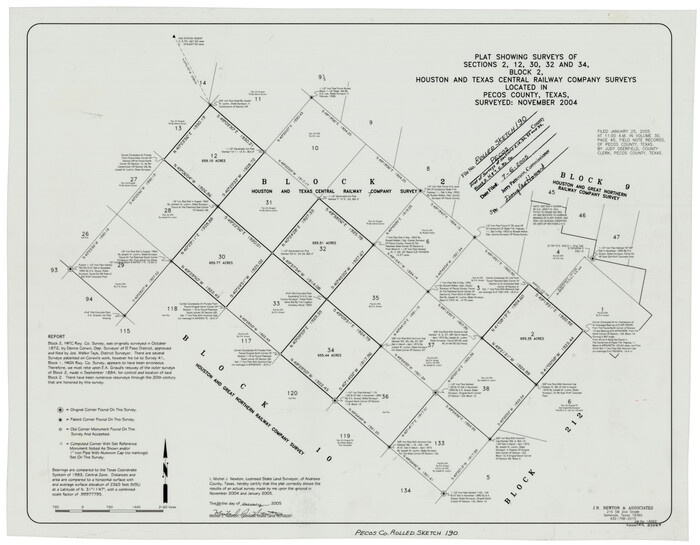 83284, Pecos County Rolled Sketch 190, General Map Collection