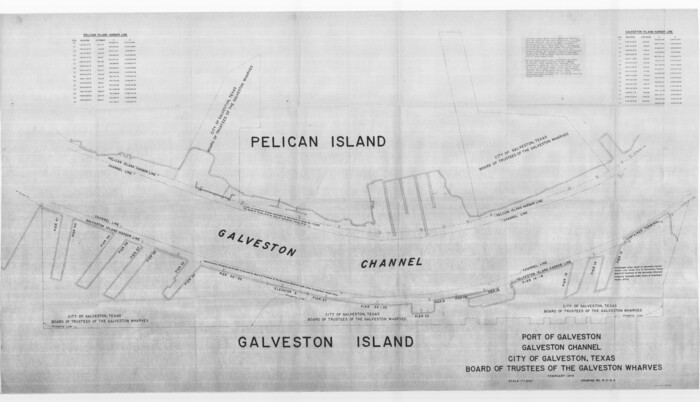 83333, Port of Galveston, Galveston Channel, General Map Collection