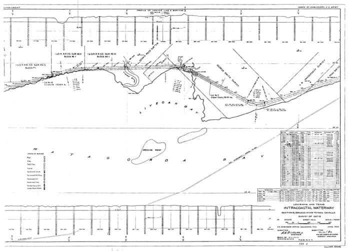 83344, Louisiana and Texas Intracoastal Waterway, General Map Collection