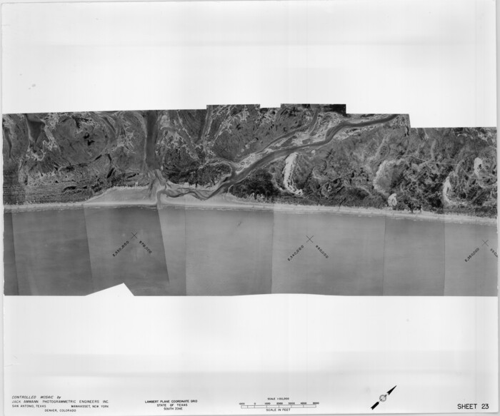 83472, Controlled Mosaic by Jack Amman Photogrammetric Engineers, Inc - Sheet 23, General Map Collection