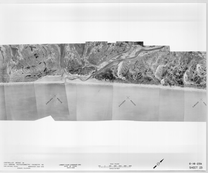83474, Controlled Mosaic by Jack Amman Photogrammetric Engineers, Inc - Sheet 23, General Map Collection
