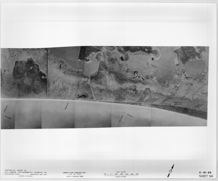 83513, Controlled Mosaic by Jack Amman Photogrammetric Engineers, Inc - Sheet 54, General Map Collection