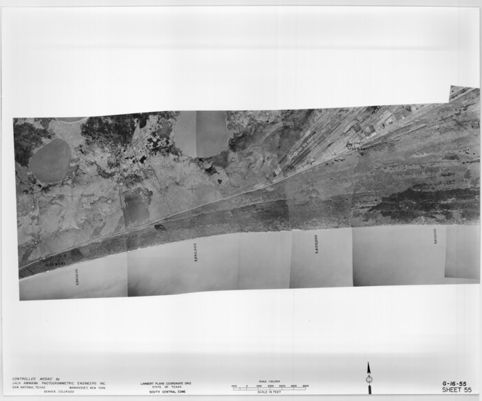 83514, Controlled Mosaic by Jack Amman Photogrammetric Engineers, Inc - Sheet 55, General Map Collection