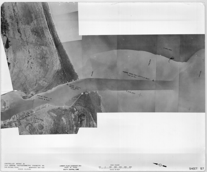 83516, Controlled Mosaic by Jack Amman Photogrammetric Engineers, Inc - Sheet 57, General Map Collection