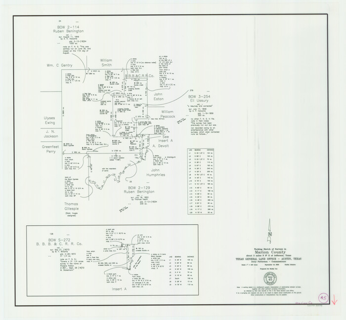 83576, Marion County Working Sketch 45, General Map Collection