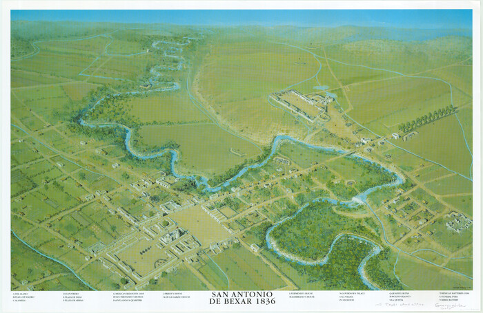 83600, San Antonio de Bexar 1836, General Map Collection