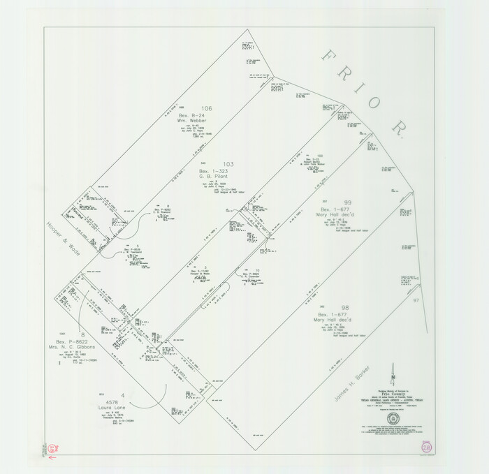 83605, Frio County Working Sketch 28, General Map Collection