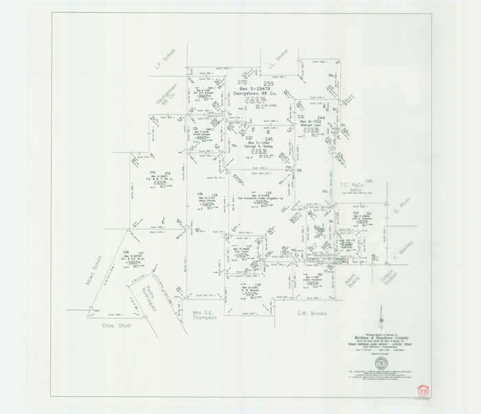 83607, Medina County Working Sketch 33, General Map Collection