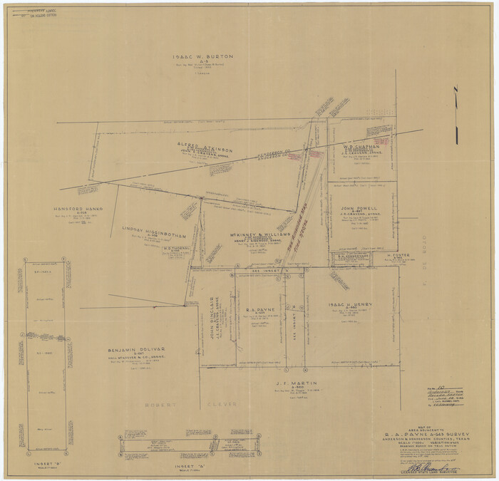 8365, Anderson County Rolled Sketch 10, General Map Collection