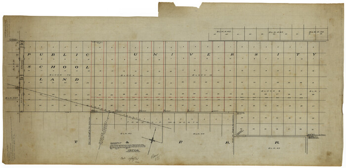 8389, Andrews County Rolled Sketch 10, General Map Collection