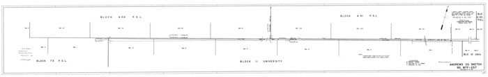 8398, Andrews County Rolled Sketch 26, General Map Collection
