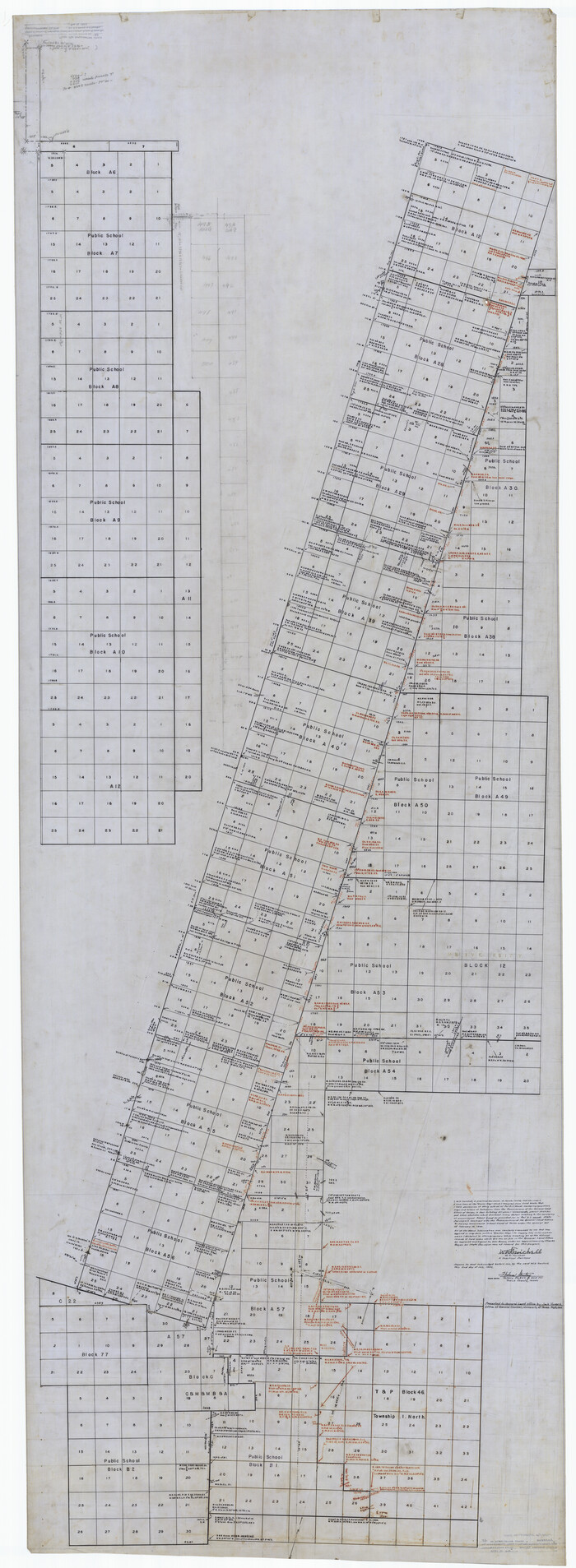 8402, Andrews County Rolled Sketch 45, General Map Collection