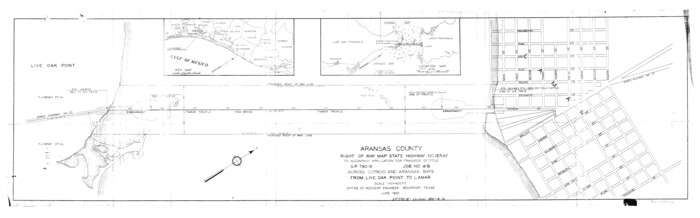 8404, Aransas County Rolled Sketch 1, General Map Collection
