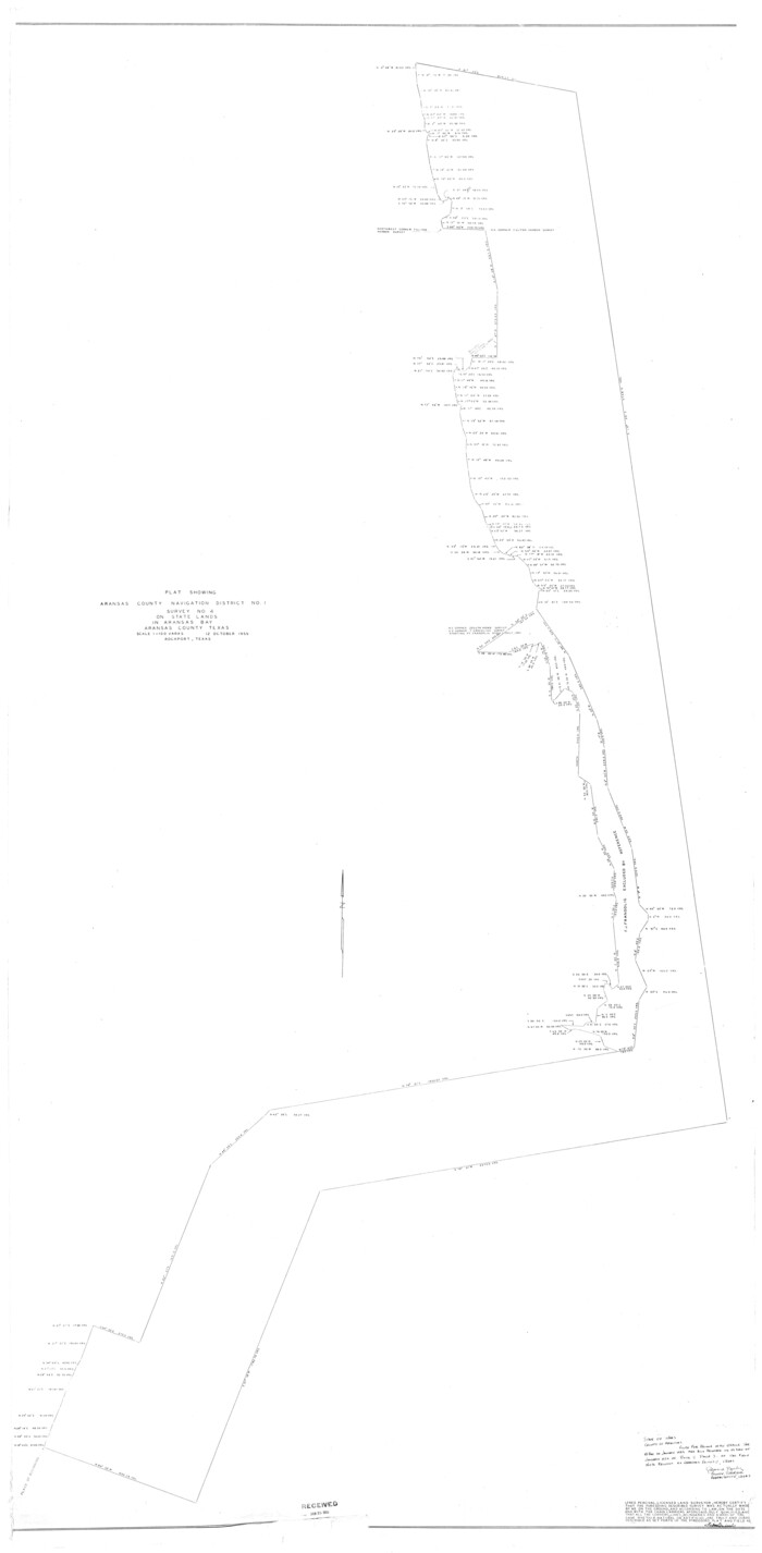 8409, Aransas County Rolled Sketch 9, General Map Collection
